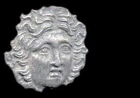 Helios as depicted on various Greek coins
