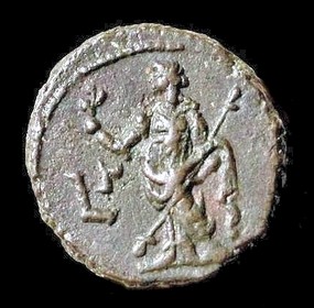 Tetradrachm of Probus, Eirene standing left, holding olive branch and sceptre
