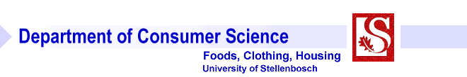 Banner of the Department of Consumer Science